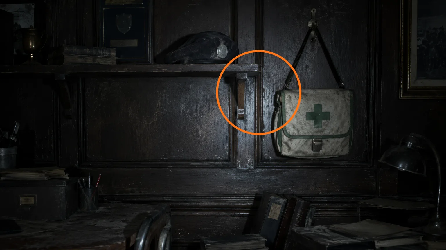 Location guide visual for S.T.A.R.S. Office Mementos in Resident Evil: Requiem