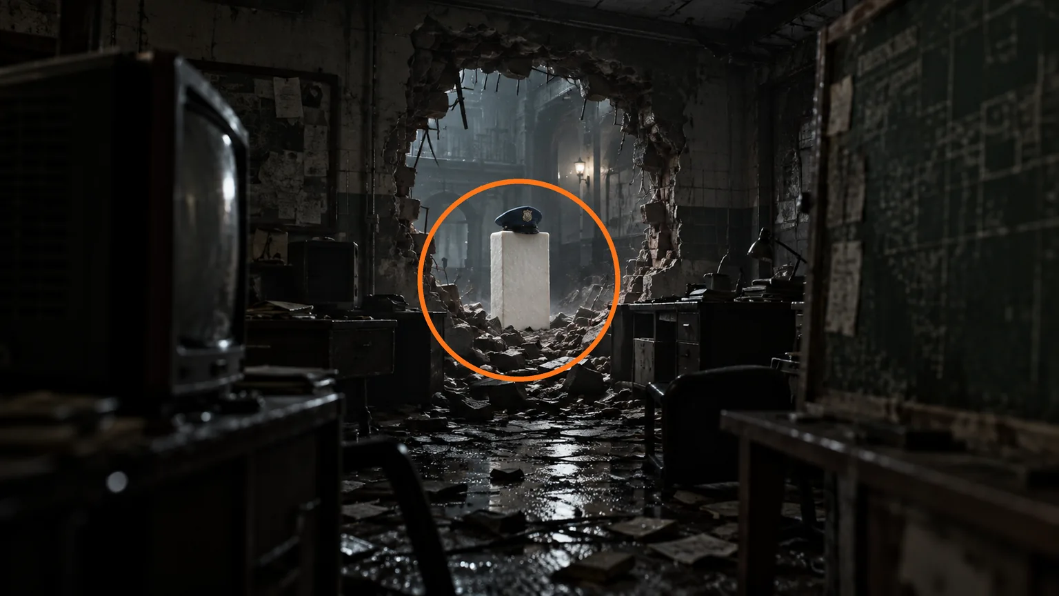 Location guide visual for Tofu Sighting #3 in Resident Evil: Requiem