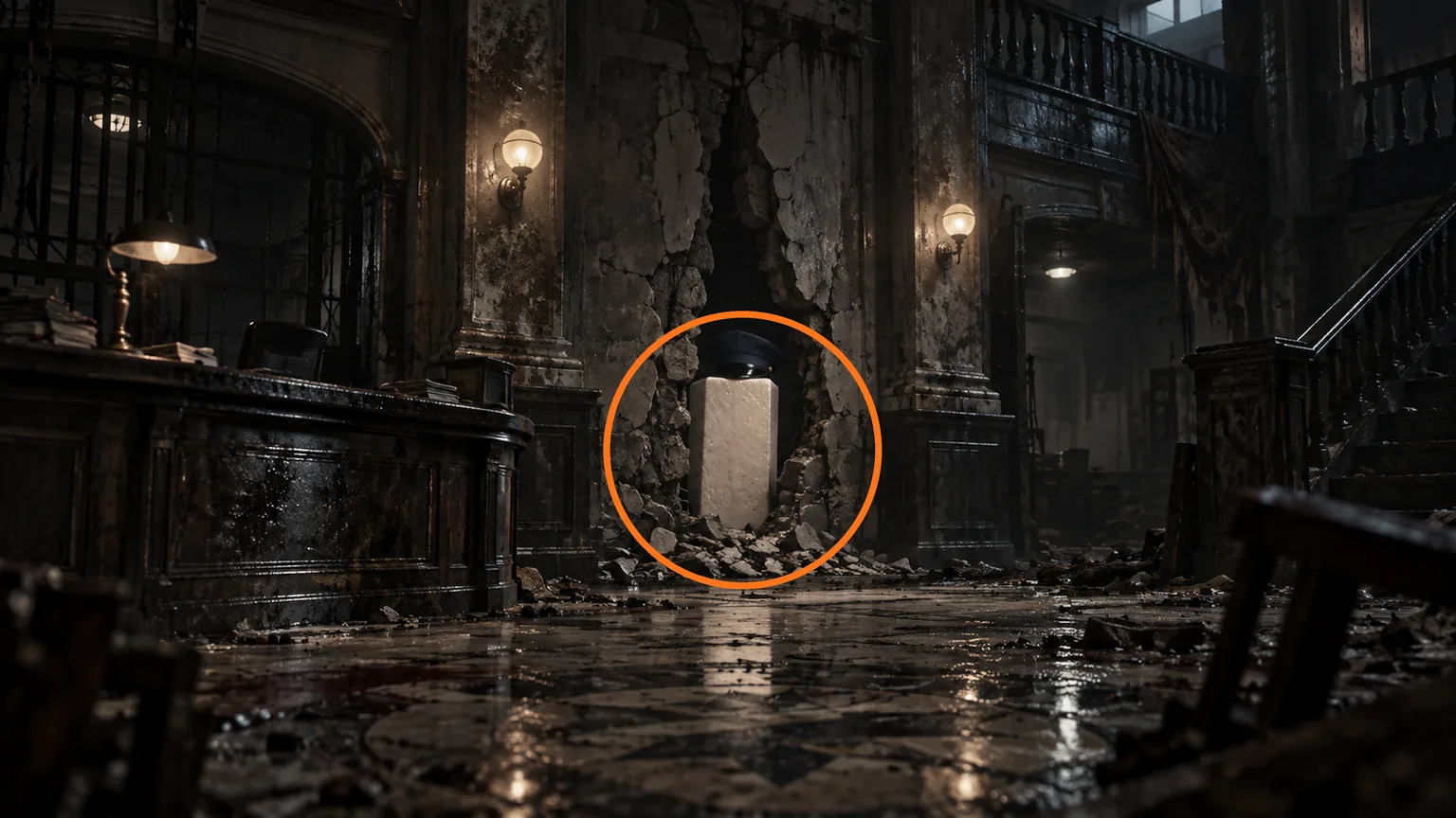 Location guide visual for Tofu Sighting #1 in Resident Evil: Requiem