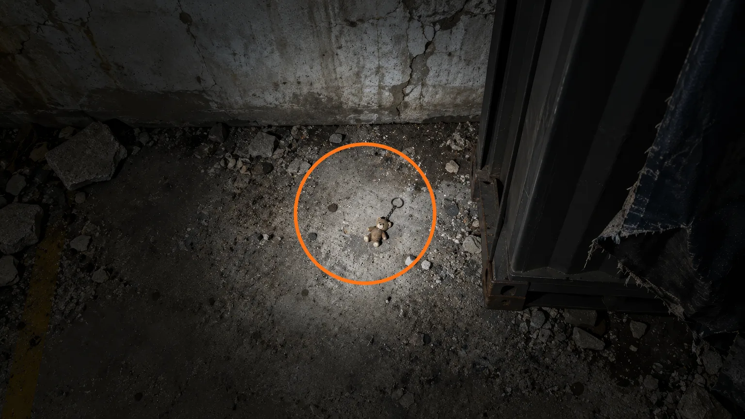 Location guide visual for Cute Bear Charm in Resident Evil: Requiem