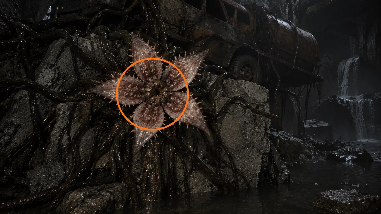 Location guide visual for Plant 43 Seedling #6 in Resident Evil: Requiem