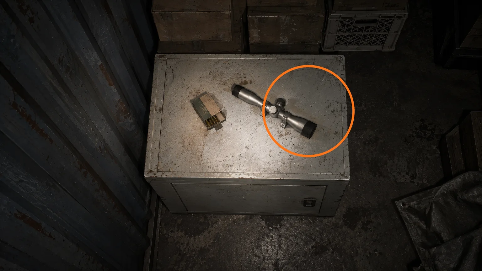 Location guide visual for Silver Finish Scope (Classic 70) in Resident Evil: Requiem