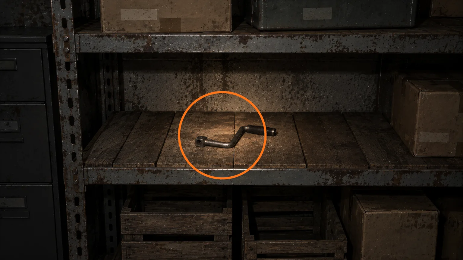 Location guide visual for Crank Lever in Resident Evil: Requiem