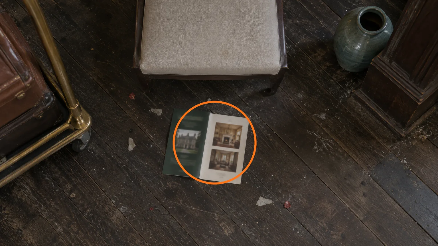 Location guide visual for File #3 - Hotel Pamphlet in Resident Evil: Requiem