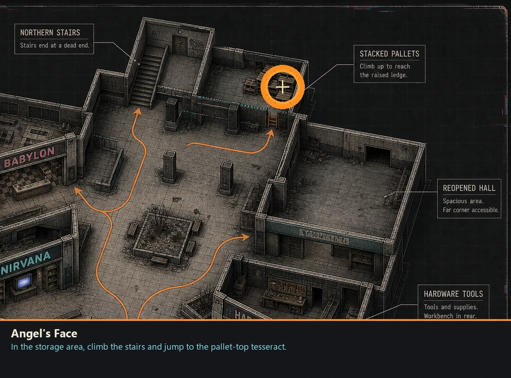 Location guide visual for Angel's Face in Romeo Is a Dead Man