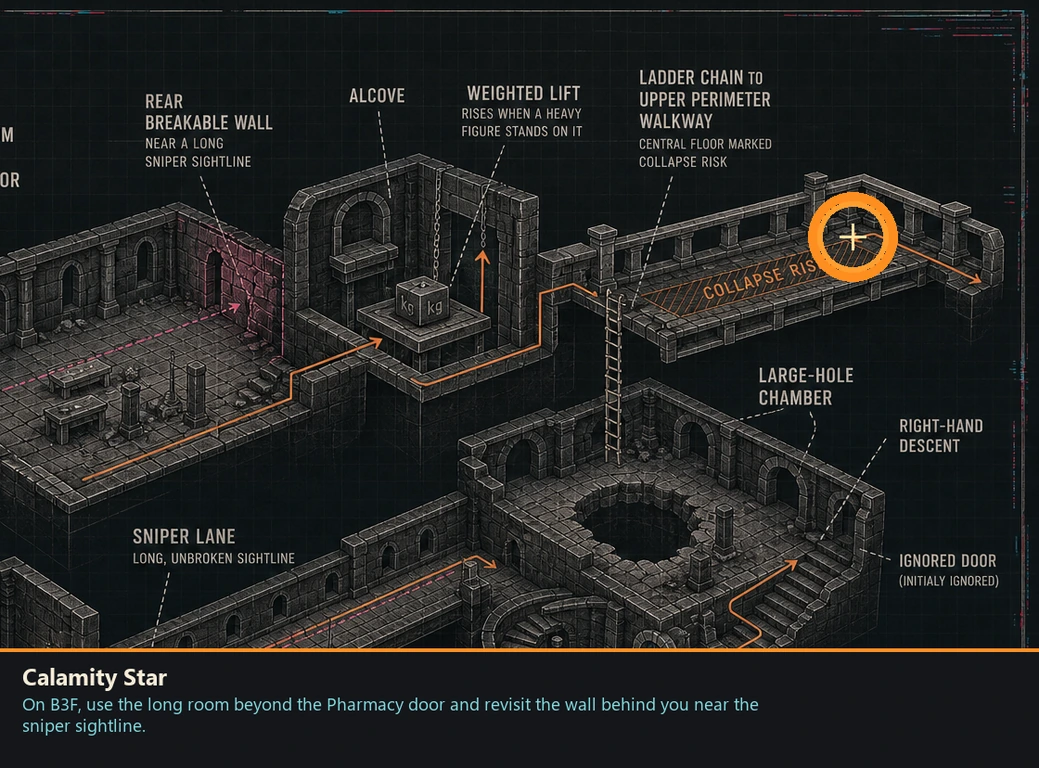 Location guide visual for Calamity Star in Romeo Is a Dead Man