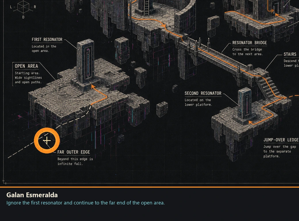 Location guide visual for Galan Esmeralda in Romeo Is a Dead Man