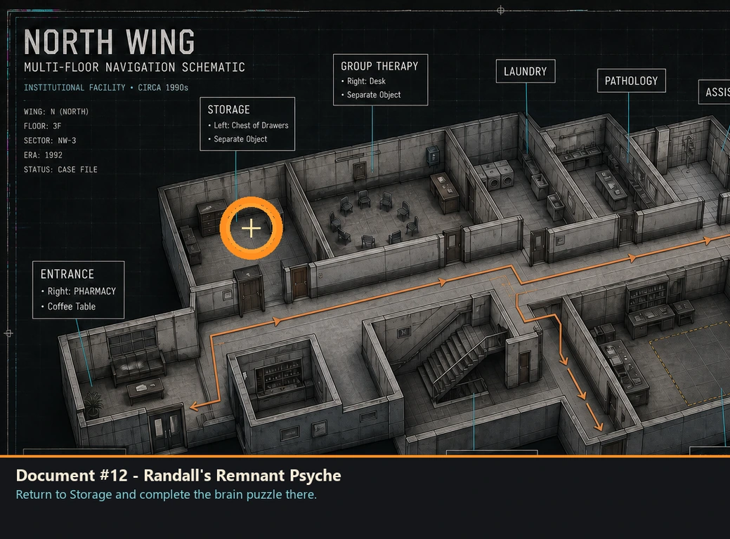 Location guide visual for Document #12 - Randall's Remnant Psyche in Romeo Is a Dead Man