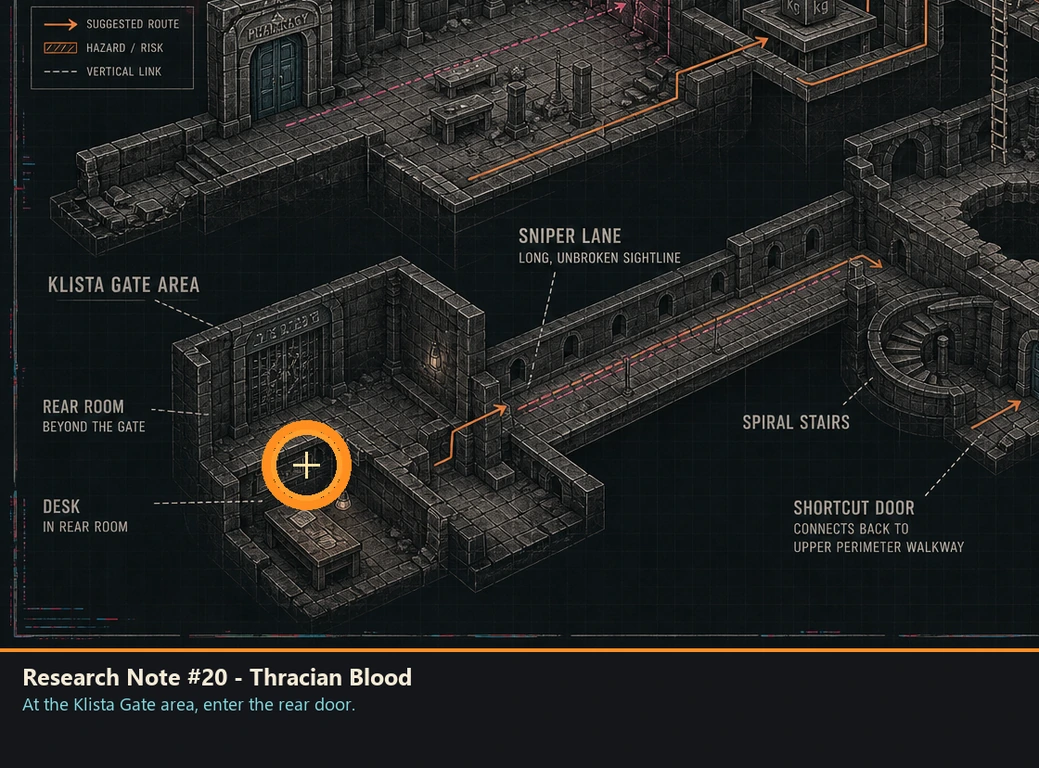 Location guide visual for Research Note #20 - Thracian Blood in Romeo Is a Dead Man